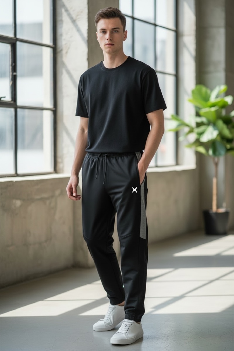 CONTRAST PANEL JOGGER FRONT 1