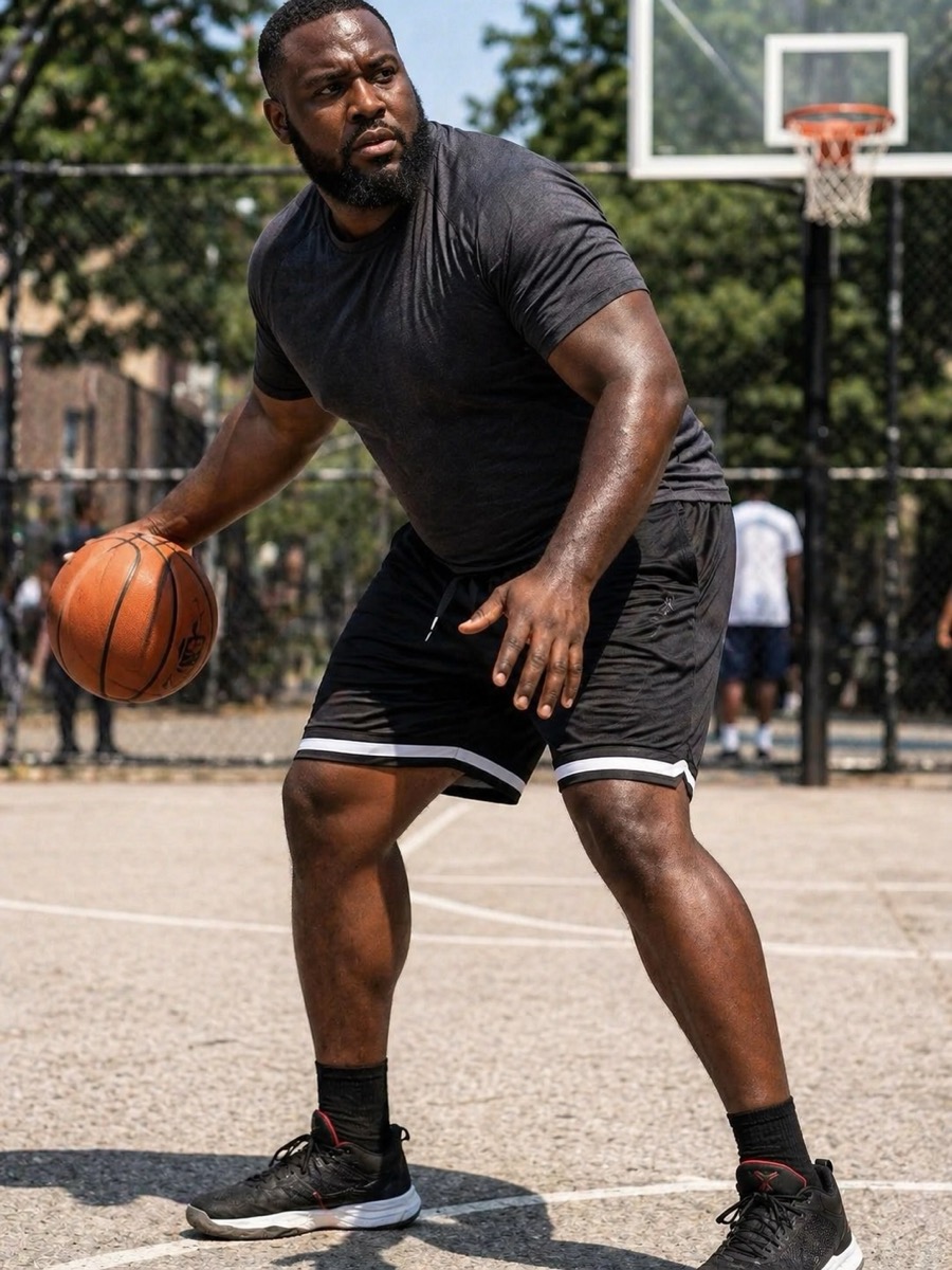 Game Time Big Mens 11inch Active Black Shorts