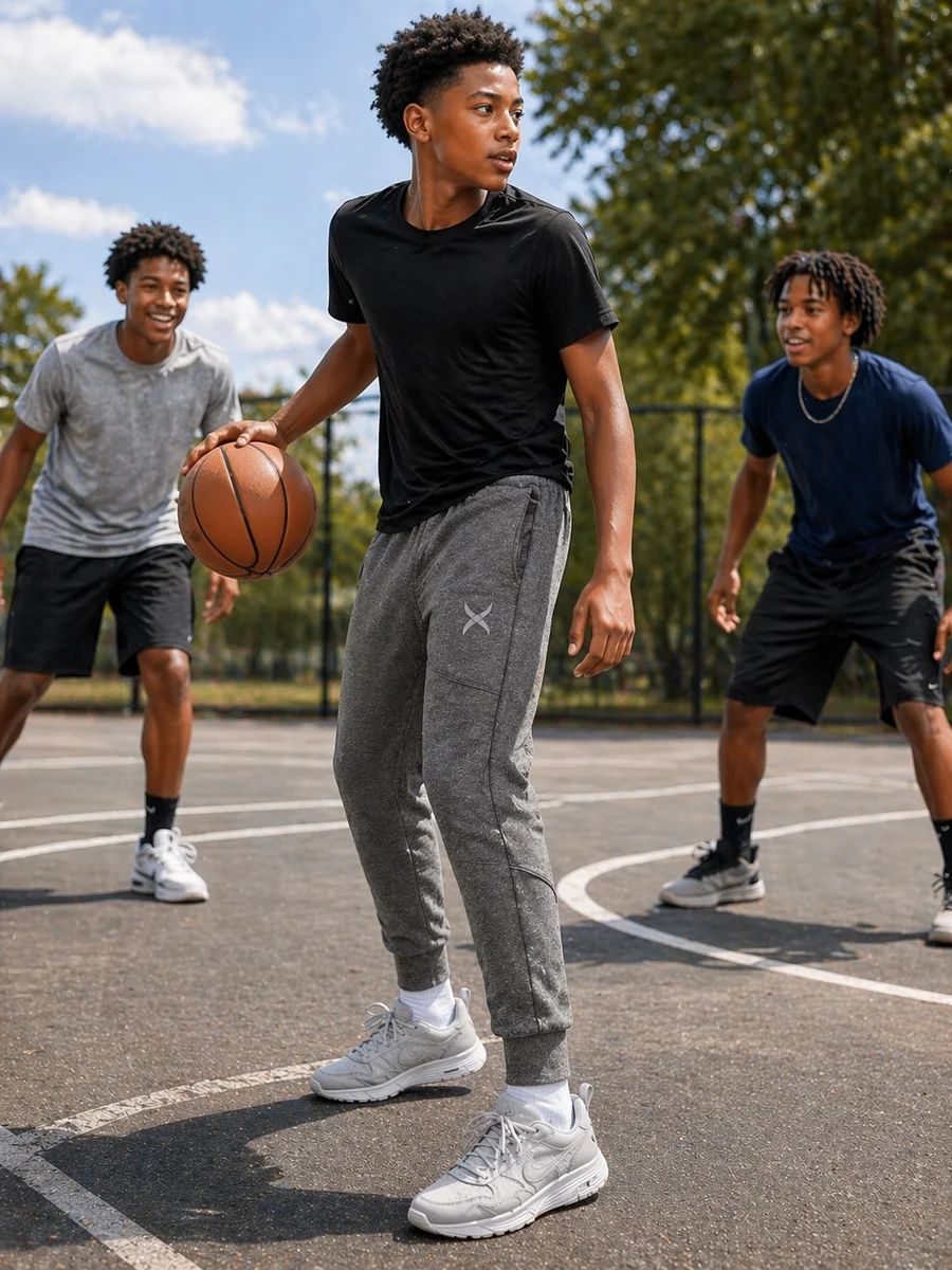 Game Time Boys Scuba Jogger Heather Grey