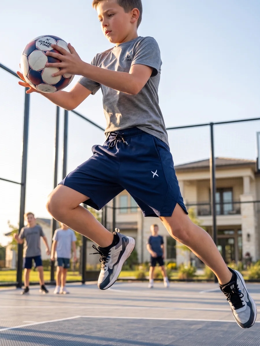 Game Time Boys Woven SHorts Navy