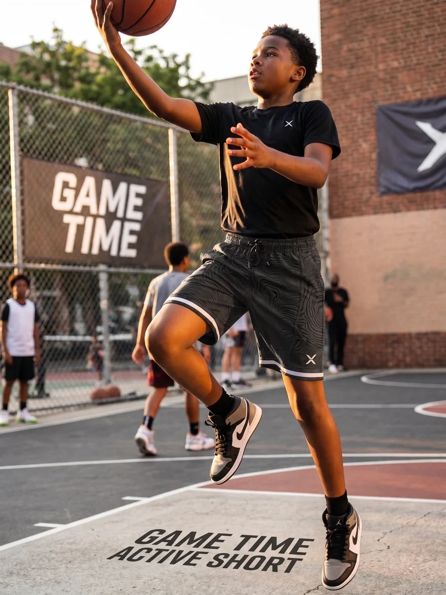 Game Time Boys Woven Short Taping